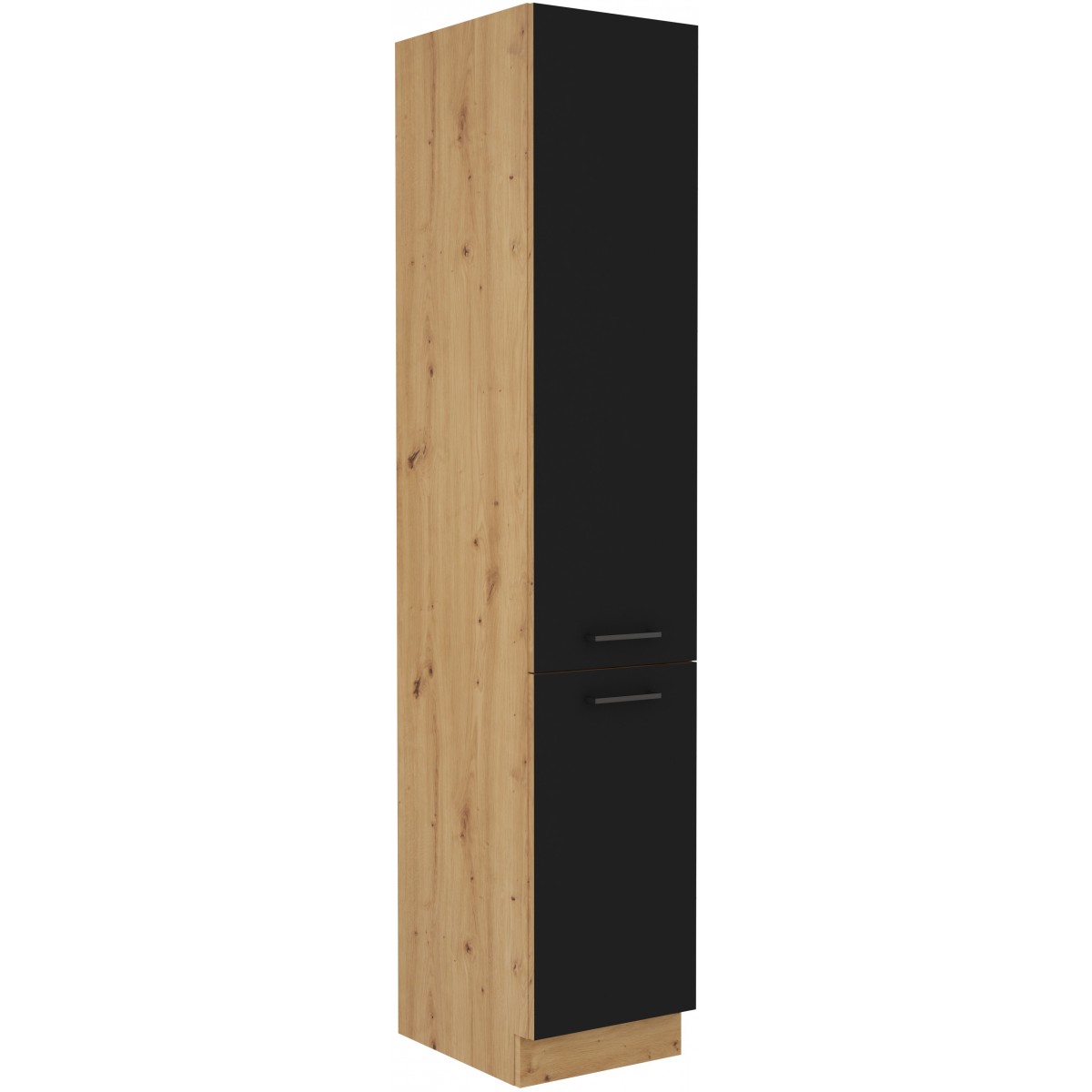 Szafka kuchenna dolna 40 cm słupek MODENA 40DK 210 2F czarna mat