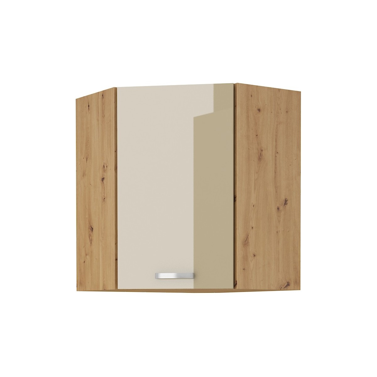 Szafka kuchenna górna narożna ARTISAN 60x60 GN 72 1F cappucino - dąb artisan