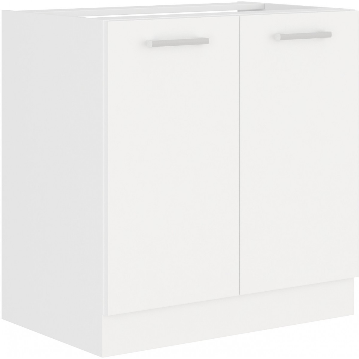 Szafka kuchenna pod zlew 80 cm biała EKO 80D ZL 2F BB