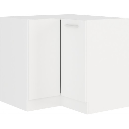 Szafka kuchenna dolna narożna EKO 89x89DN 1F BB biała