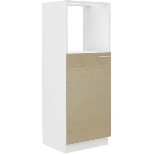 Szafka kuchenna dolna 60 cm słupek LARA 60 DKPL 162 1F Cappucino połysk
