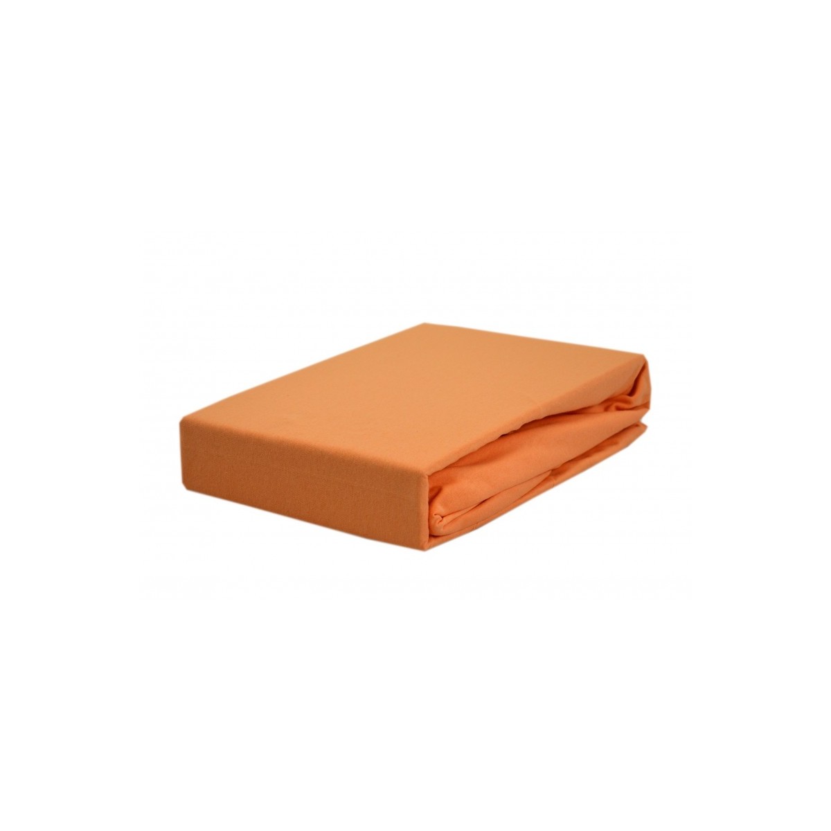 Prześcieradło bawełna jersey z gumką 140x200 łososiowe