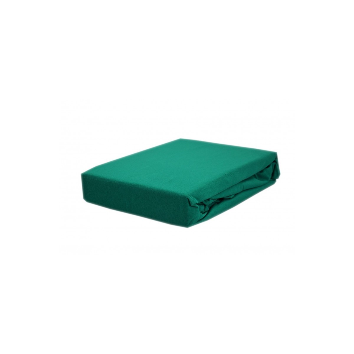 Prześcieradło bawełna jersey z gumką 120x200 zielone