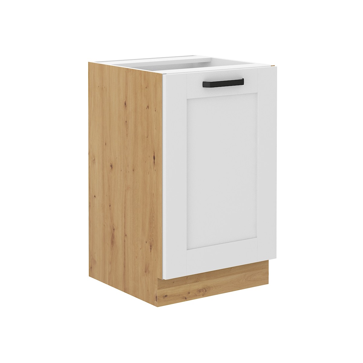 Szafka kuchenna pod zlew 50 cm biała LUNA 50D ZL 1F BB WHAR
