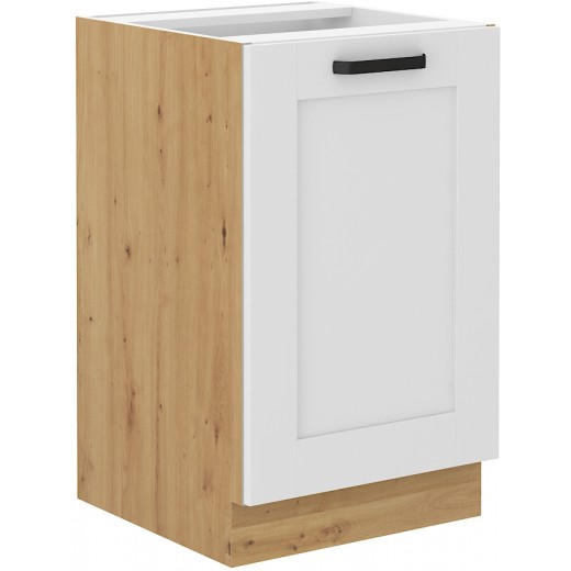 Szafka kuchenna pod zlew 50 cm biała LUNA 50D ZL 1F BB WHAR