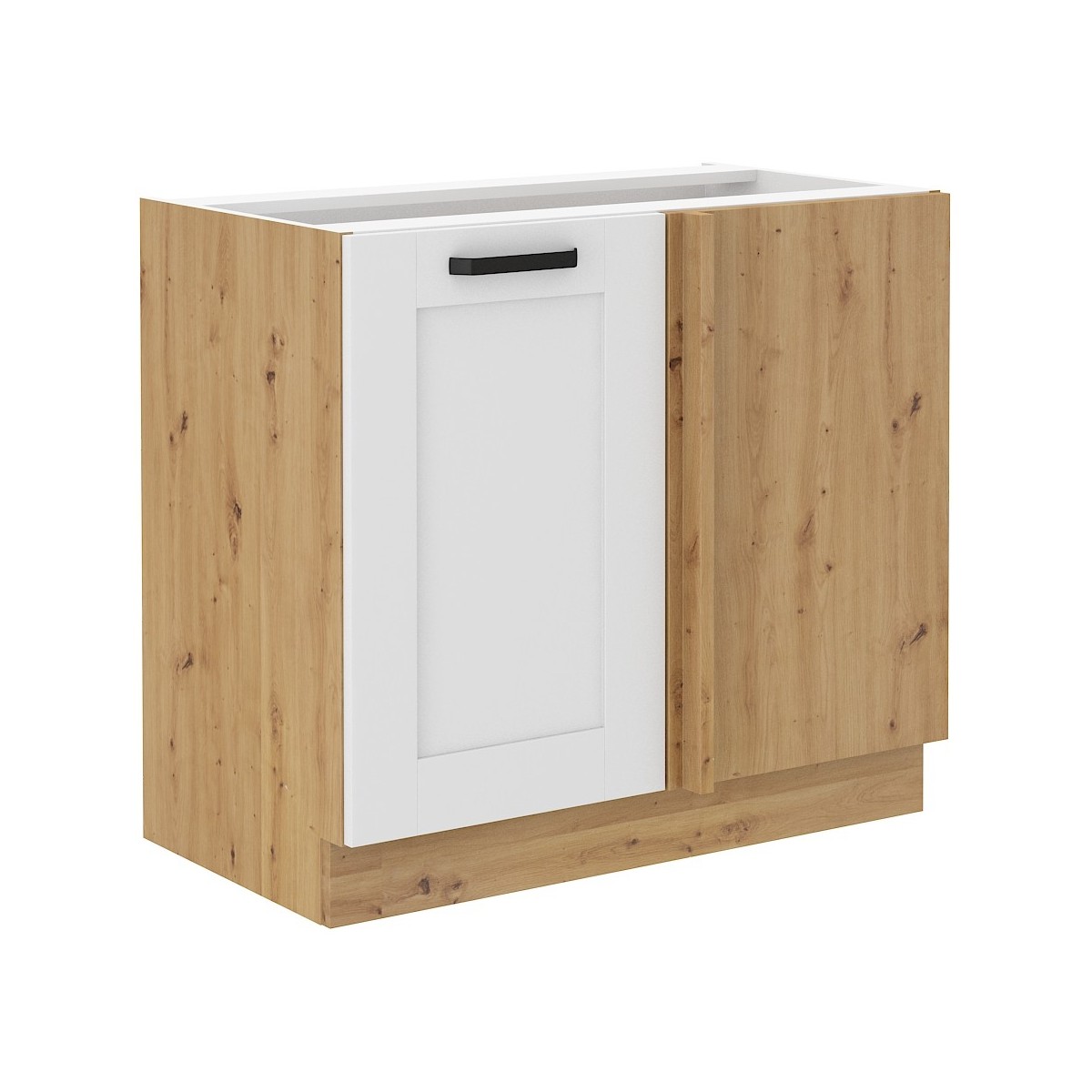 Szafka kuchenna dolna narożna dostawna 105 cm LUNA 105DN 1F BB WHAR mat