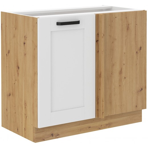 Szafka kuchenna dolna narożna dostawna 105 cm LUNA 105DN 1F BB WHAR mat