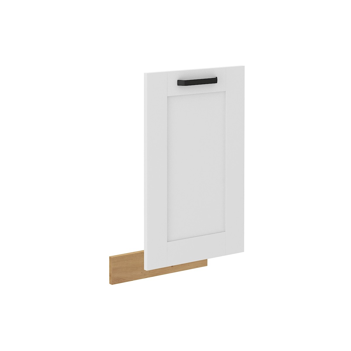 Front kuchenny dolny do zmywarki 45 cm LUNA ZM biały mat