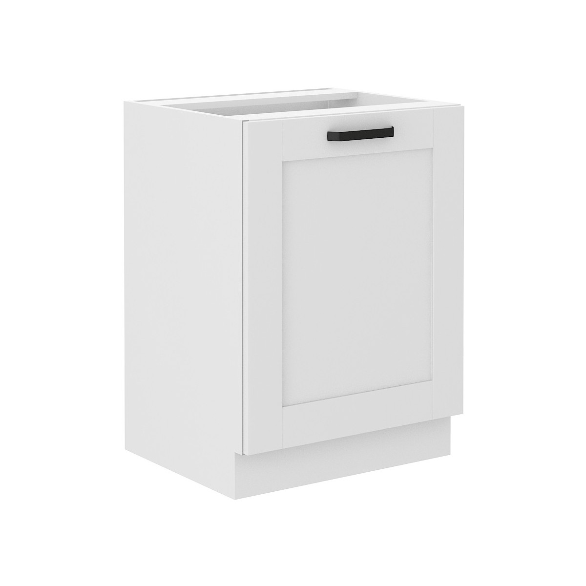 Szafka kuchenna dolna 60 cm LUNA 60D 1F BB WHWH biała mat