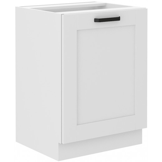 Szafka kuchenna dolna 60 cm LUNA 60D 1F BB WHWH biała mat