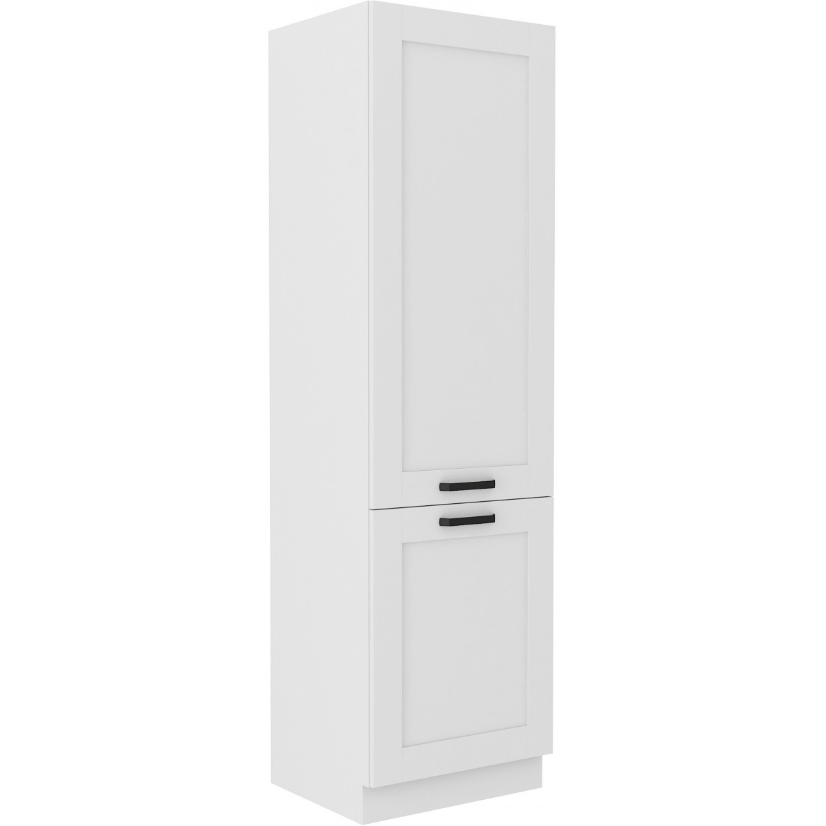 Szafka kuchenna dolna 60 cm słupek LUNA 60DK 210 2F WHWH mat