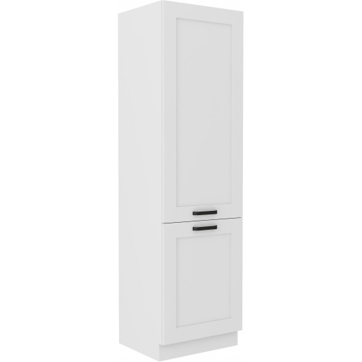 Szafka kuchenna dolna 60 cm słupek LUNA 60LO 210 2F WHWH mat