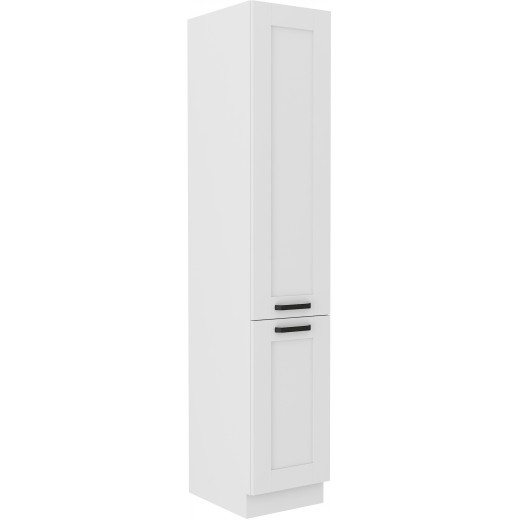 Szafka kuchenna dolna 40 cm słupek LUNA 40DK 210 2F WHWH mat