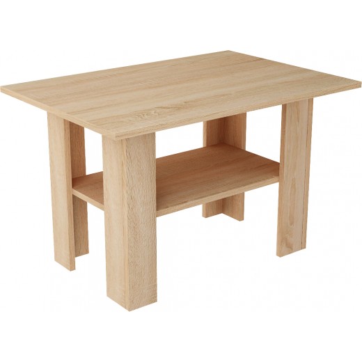 Nowoczesny stolik kawowy mały Kasia 60x87 sonoma