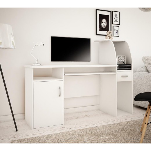 Biurko dziecięce Rysio 50x150 białe