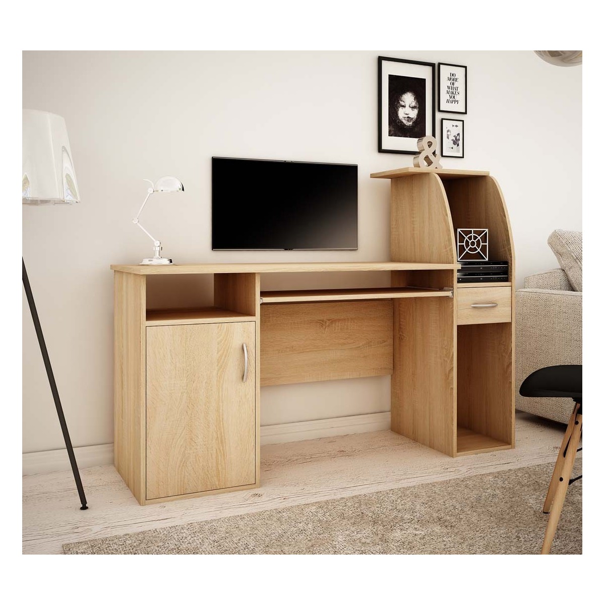 Biurko dziecięce Rysio 50x150 sonoma