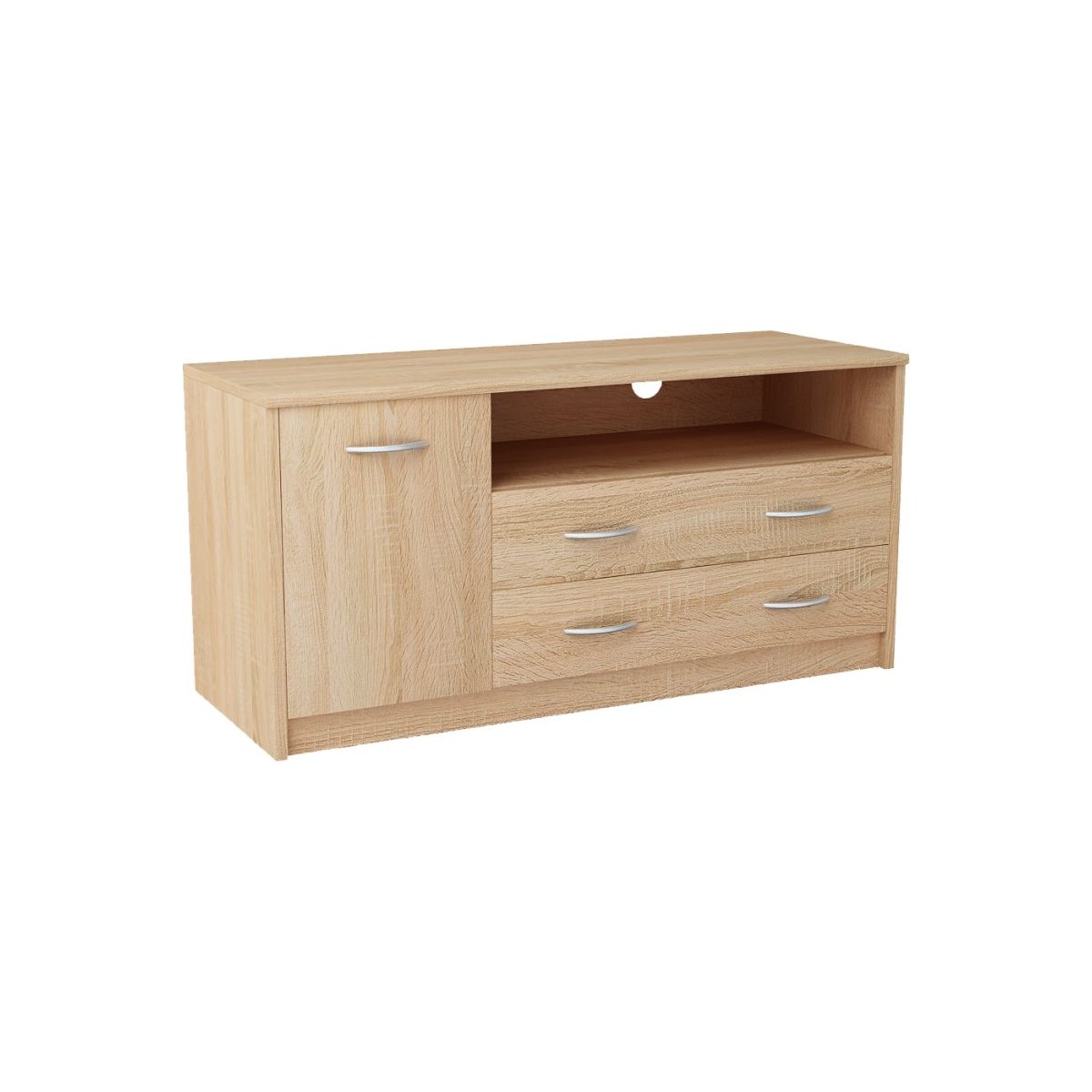 Nowoczesna Komoda RTV dąb sonoma JULCIA 110cm