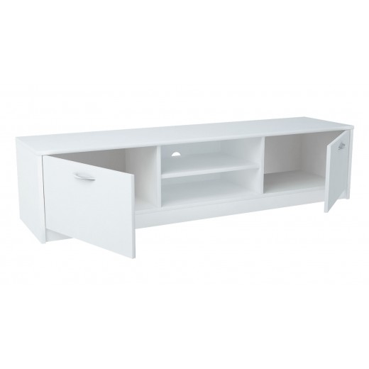 Nowoczesna Komoda RTV biała JULCIA 160cm