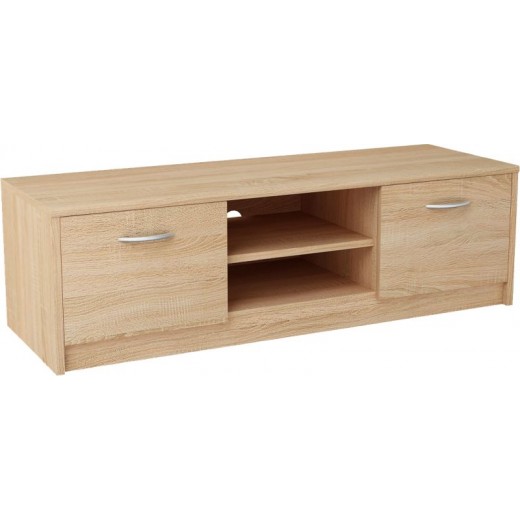 Nowoczesna Komoda RTV dąb sonoma JULCIA 120cm
