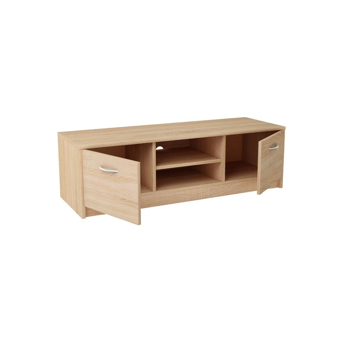 Nowoczesna Komoda RTV dąb sonoma JULCIA 120cm