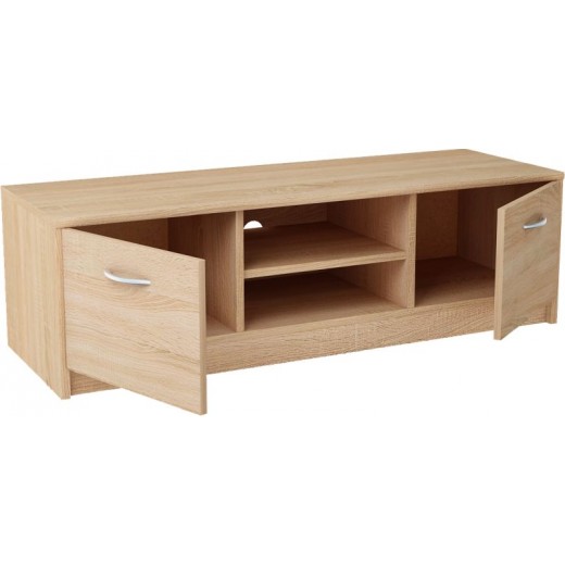 Nowoczesna Komoda RTV dąb sonoma JULCIA 120cm