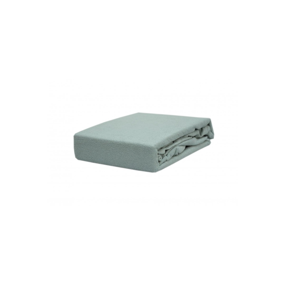 Prześcieradło frotte 160x200 grube szare